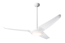Modern Fan Co. IC3-GW-56-WH-570-WC - IC/Air (3 Blade ) Fan; Gloss White Finish; 56&#34; White Blades; 20W LED; Wall Control