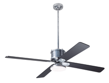 Modern Fan Co. IND-GV-50-BK-272-RC - Industry DC Fan; Galvanized Finish; 50&#34; Black Blades; 20W LED Open; Remote Control