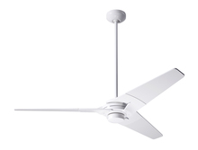 Modern Fan Co. TOR-GW-52-BK-NL-002 - Torsion Fan; Gloss White Finish; 52" Black Blades; No Light; Fan Speed and Light Control (3-wire