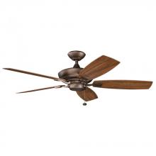 Kichler 310192WCP - Canfield Patio 52&#34; Fan Weathered Copper