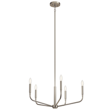 Kichler 52717NI - Madden 26 Inch 5 Light Chandelier in Brushed Nickel