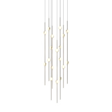 Sonneman 2012.13W-27-J20 - Aries 12&#34; Round LED Pendant (2700K) w/20&#39; Cords