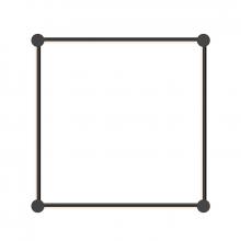 Sonneman 23QSKSR22R120PHA - 24&#34; Square LED Wall Bar