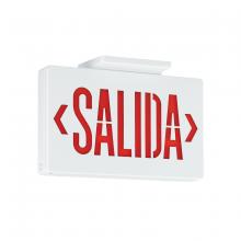 Dual-Lite, a Hubbell affiliate CSRIV - EXIT SALIDA FACE RED LETTER AC ONLY