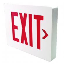Dual-Lite, a Hubbell affiliate SESRW - EXIT SIGN SGL RED LTRS WHT