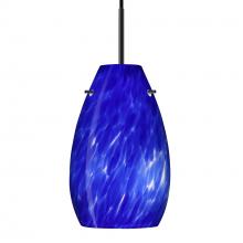 Besa Lighting 1JC-412686-BK - Besa Pera 9 Pendant Black Blue Cloud 1x100W MAX E26 Base