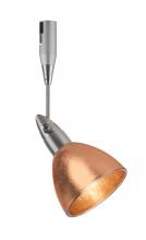 Besa Lighting RSP-1758CF-12-SN - Besa Spotlight With 12&#34; Stem Divi Satin Nickel Copper Foil 1x50W Halogen Mr16