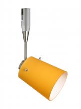 Besa Lighting RSP-5118AM-12-SN - Besa Spotlight With 12&#34; Stem Tammi 3 Satin Nickel Apricot Matte 1x50W Halogen Mr16