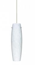 Besa Lighting 1XT-412119-SN - Besa Tu Tu Pendant, Carrera, Satin Nickel, 1x50W Halogen