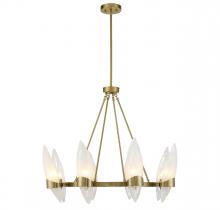 Savoy House 1-5502-8-322 - Nouvel 8-Light Chandelier in Warm Brass