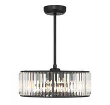 Savoy House 23-FD-245-89 - Janus 6-Light Fan D&#39;Lier in Matte Black
