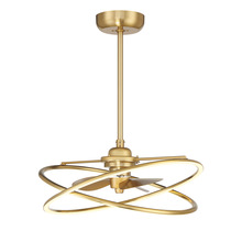 Savoy House 24-FD-745-322 - Dorado LED Fan D&#39;Lier in Warm Brass