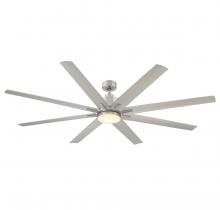 Savoy House 72-5045-8SV-SN - Bluffton 72&#34; LED Ceiling Fan in Satin Nickel