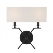 Savoy House 9-3305-2-89 - Arondale 2-Light Wall Sconce in Matte Black