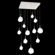 Hammerton CHB0039-12-BS-C-C01-L1 - Gem Square 12pc Multi-Pendant