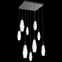 Hammerton CHB0049-09-MB-RC-C01-L1 - Aalto Square 9pc Multi-Pendant