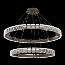 Hammerton CHB0087-2T-FB-TP-CA1-L3 - Tessera 38" & 50" Two-Tier Ring-Flat Bronze