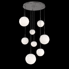 Hammerton CHB0092-08-GP-WL-C01-L3 - Gaia Round Pendant Chandelier