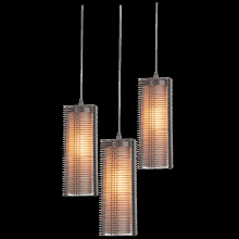 Hammerton CHB0020-03-MB-F-C01-L1 - Downtown Mesh Round 3pc Multi-Pendant