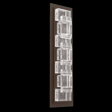 Hammerton IDB0087-01-FB-TE-L2 - Tessera  Sconce (S)-Flat Bronze-Tetro Cast Glass