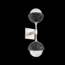Hammerton IDB0093-02-BS-BC-L3 - Cabochon Double Sconce