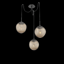 Hammerton SCB0066-03-MB-GB-C01-L1 - Aster Round 3pc Swag Multi-Pendant