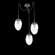 Hammerton SCB0067-03-GP-FC-C01-L1 - Meteo Round 3pc Swag Multi-Pendant