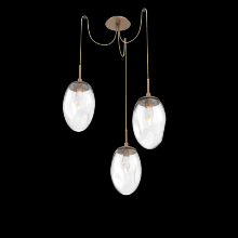 Hammerton SCB0067-03-NB-GC-C01-L3 - Meteo Round 3pc Swag Multi-Pendant