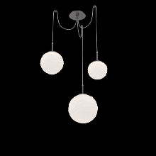 Hammerton SCB0092-03-GP-WL-C01-L3 - Gaia Round 3pc Swag Multi-Pendant