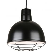 Hi-Lite MFG Co. H-QSN16112-C-91/QSNWGR-12-91 - 12&#34; Deep Bowl Shade 8ft Black Cord