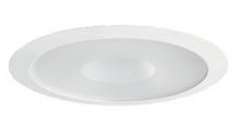 Juno 242 WH - 6&#34; Frosted Glass Shower Trim White