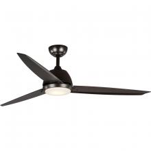 Progress P2592-12930K - Oriole Collection 60&#34; Three-Blade Ceiling Fan with LED Light
