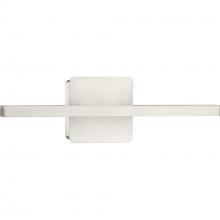 Progress P300448-009-CS - Phase 5 Collection 16 in. Brushed Nickel Slim Modern 3CCT Integrated LED Linear Vanity Light