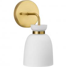 Progress P300484-191 - Lexie Collection One-Light Brushed Gold Contemporary Vanity Light