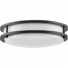 Progress P350274-31M-CS - Abide Collection 5-CCT Integrated LED Matte Black Contemporary 10.24&#34; Small Flush Mount Light