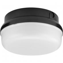 Progress P550114-031-30 - Hard Nox Collection Black  9&#34; Round Flush Mount Light