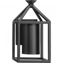 Progress P560333-31M - Stallworth Collection One-Light Matte Black Contemporary Outdoor Medium Wall Lantern