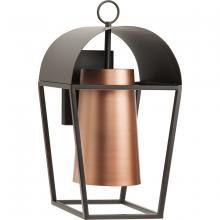 Progress P560336-020 - Hutchence Collection One-Light Antique Bronze Antique Copper Transitional Outdoor Large Wall Lantern