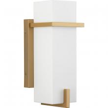 Progress P560361-205 - Antrim Collection One-Light Soft Gold Modern Small Outdoor Wall Lantern