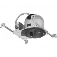 Progress P806S-N-MD-ICAT - 6&#34; Recessed Shallow New Construction Housing Air-Tight IC Housing