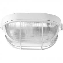 Progress P3706-30 - One-Light Bulkhead 6-3/8&#34; Flush Mount