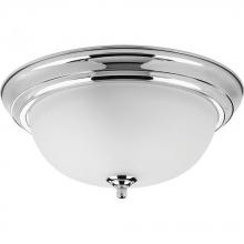Progress P3925-15ET - Two-Light Dome Glass 13-1/4&#34; Close-to-Ceiling