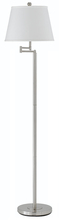 CAL Lighting BO-2077SWFL-BS - 60&#34; Height Metal Floor Lamp in Brushed Steel