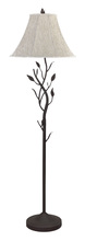 CAL Lighting BO-769 - 64&#34; Height Iron Floor Lamp in Black