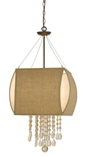 CAL Lighting FX-3553/4 - 38&#34; Inch Tall Metal Chandelier in Copper Finish