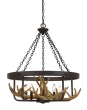 CAL Lighting FX-3703-5 - 29.25&#34; Height Metal and Resin Fixture in Iron Finish