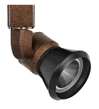 CAL Lighting HT-888RU-CONEBK - 6.25&#34; Height Metal Track Head in Rust Finish