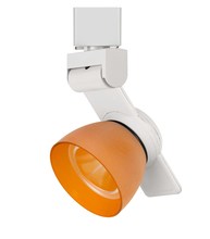 CAL Lighting HT-999WH-AMBFRO - 6&#34; Height Metal and Plc Track Head in White Finish