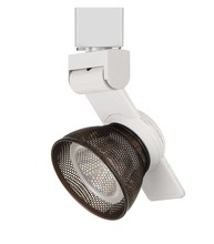 CAL Lighting HT-999WH-MESHRU - 6&#34; Height Metal Track Head in White Finish