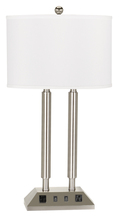 CAL Lighting LA-2004DK-1RBS - 28.5&#34; Tall Desk Lamp in Brushed Steel